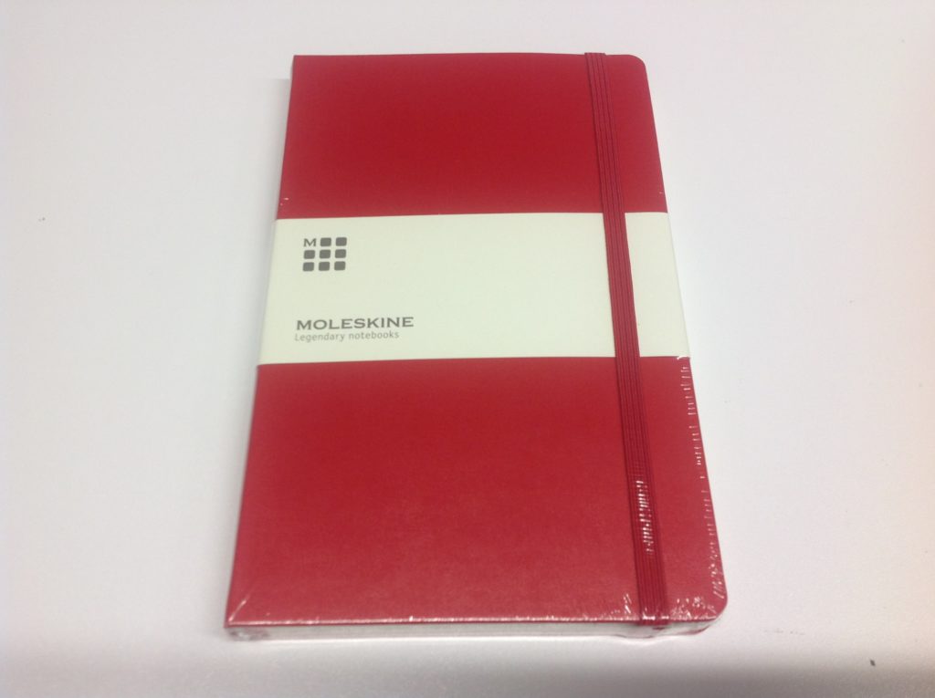 Leather Journal, Red w/ SCORR Sticker