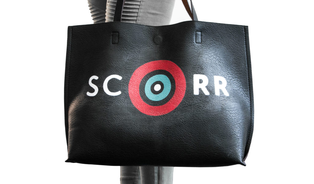 SCORR Leather Handbag